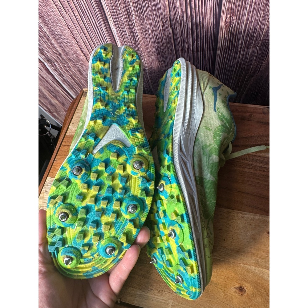 Hoka Crescendo XC Running Spikes Mens 10 Womens 11.5 Green Teal 1141272 LLC - Picture 9 of 9